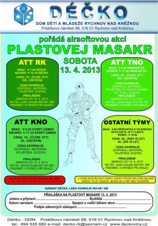 " Plastovej masakr "  - KnO (13.4.2013)